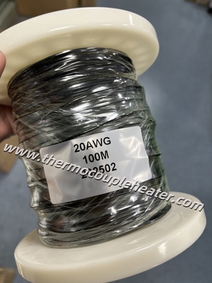 Cable à haute température isolant au téflon conducteur de cuivre plaqué au nickel 250°C