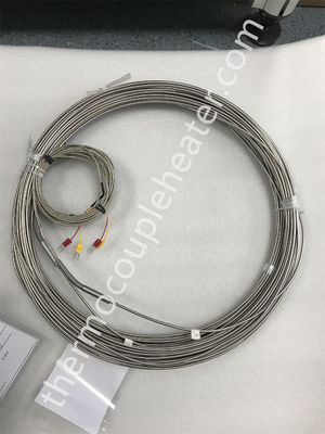 Type engainé thermocouple de type sondeur du diamètre 1.0mm 1.5mm 3.0mm 6.0mm d'acier inoxydable de K/j/n