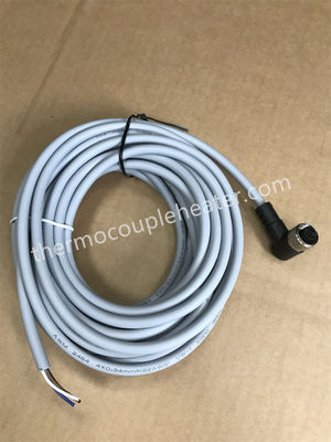 M12 Baril à 5 broches Connexion axiale mâle Femme avec câble de connexion