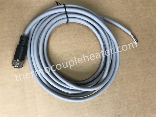 M12 Baril à 5 broches Connexion axiale mâle Femme avec câble de connexion