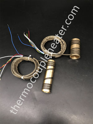 Résistance à la cartouche en acier inoxydable chauffage à bande de laiton pour machine de moulage par injection