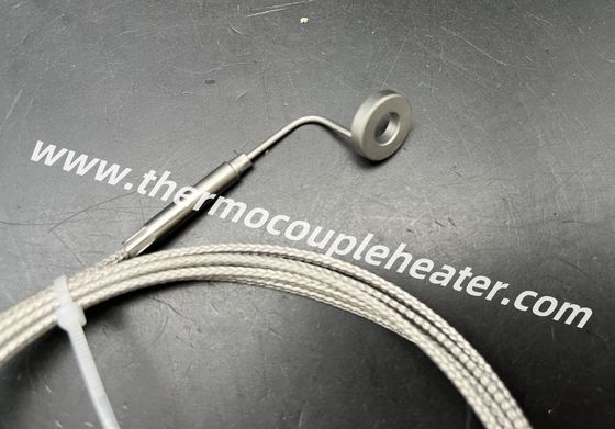 Thermocouple blindé à angle droit personnalisé avec borne d'anneau de type J