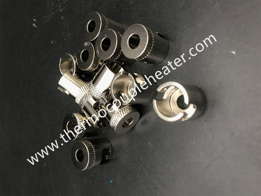 Baïonnette en laiton plaqué au nickel CAPS Fente unique pour thermocouple de type ressorts