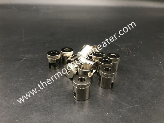 Baïonnette en laiton plaqué au nickel CAPS Fente unique pour thermocouple de type ressorts