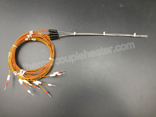 Type chaud de système de coureur sonde de thermocouple de J avec la transition moulée par plastique