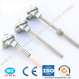 Type industriel engainé K J Ss304 Ss316 de RDT de thermocouple pour l'industrie du verre