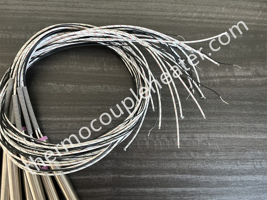 Chauffe-cartouche personnalisé 220v 110v Diamètre Chauffe-cartouche électrique avec thermocouple Pt100