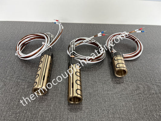 Chaufferette à canaux chauds pressée dans un mini-chauffage avec thermocouple pour machine de moulage par injection