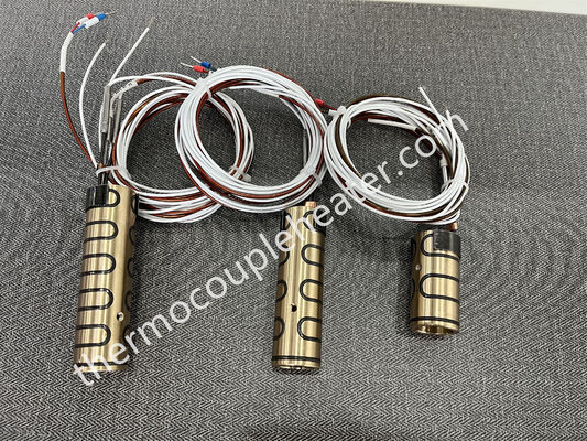 Chaufferette à canaux chauds pressée dans un mini-chauffage avec thermocouple pour machine de moulage par injection