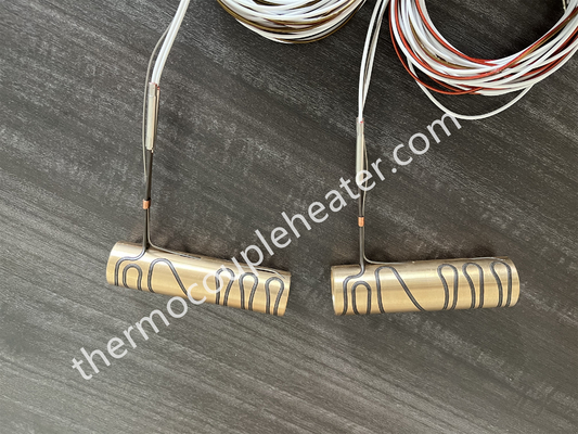 Résistant thermique électrique chauffage à courant chaud bobine en acier inoxydable à manche en laiton équipement de chauffage pliable