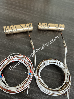 Résistant thermique électrique chauffage à courant chaud bobine en acier inoxydable à manche en laiton équipement de chauffage pliable