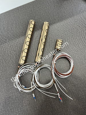 Résistant thermique électrique chauffage à courant chaud bobine en acier inoxydable à manche en laiton équipement de chauffage pliable