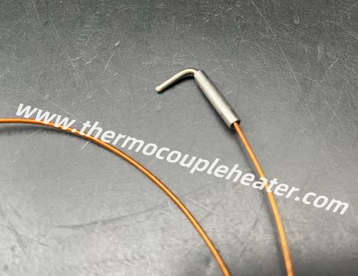 Sonde thermocouple de type J en forme de L pour mesure d'orientation spécifique