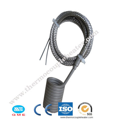 Acier inoxydable chaud 304 d'appareils de chauffage de bobine de coureur de ressort avec le type thermocouples de J