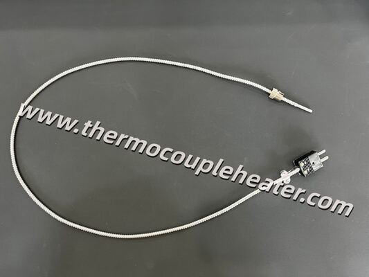 Thermocouple à baïonnette de type J avec protection de tuyau métallique de qualité industrielle