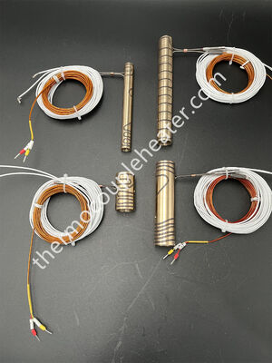 Résistance électrique à l'axe de la bande de serrage chauffante à bobine avec thermocouple de type J pour le système de chauffage