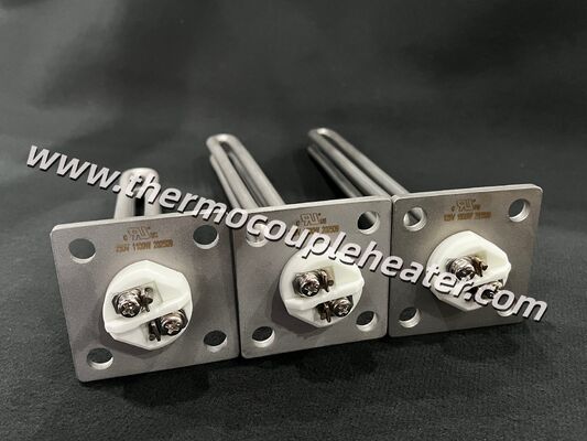 Élément chauffant à immersion avec bride en acier inoxydable pour chauffe-eau industriel certifié UL