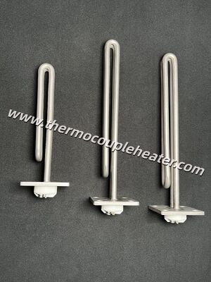 Élément chauffant à immersion avec bride en acier inoxydable pour chauffe-eau industriel certifié UL