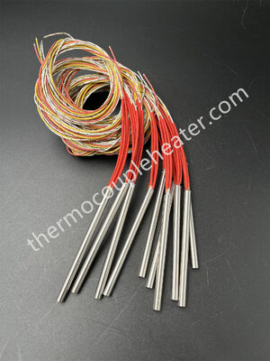 Élément chauffant à cartouche à résistance électrique industrielle en acier inoxydable