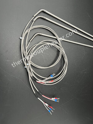 L'acier inoxydable enveloppé Dia 1,0 mm 1,5 mm 3,0 mm 6,0 mm Type K / j / PT100 Type de sonde thermocouple