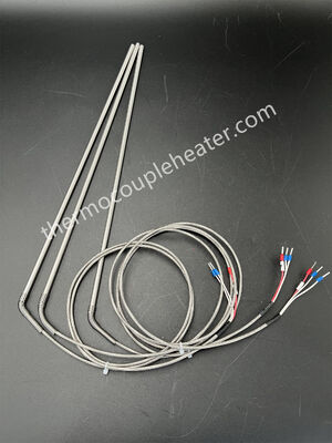 L'acier inoxydable enveloppé Dia 1,0 mm 1,5 mm 3,0 mm 6,0 mm Type K / j / PT100 Type de sonde thermocouple