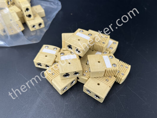 Connecteur thermocouple industriel de type K pour haute température 260 °C