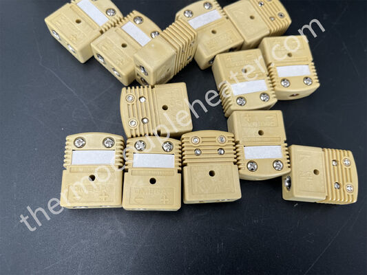 Connecteur thermocouple industriel de type K pour haute température 260 °C