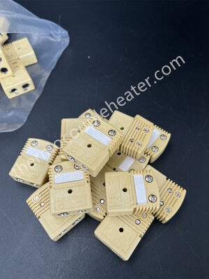 Connecteur thermocouple industriel de type K pour haute température 260 °C