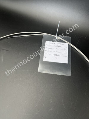 Cable thermocouple MI en platine de haute qualité isolé minéral de type R en enveloppe en inconel 600