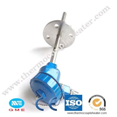 Assemblée K et type de J capteur de Temp de RDT de thermocouple avec la bride pour l'usage industriel
