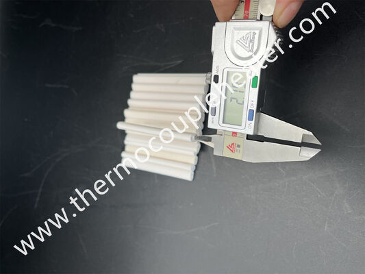 High Temperature Alsint C799 99.7% Alumina Ceramic insulators for thermocouple sensors
