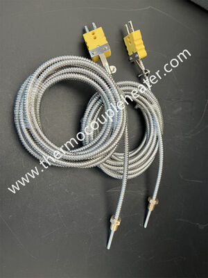 Plage de mesure flexible du thermocouple : -200-400 degrés Sondes thermocouple isolées minérales