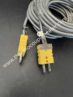 Plage de mesure flexible du thermocouple : -200-400 degrés Sondes thermocouple isolées minérales