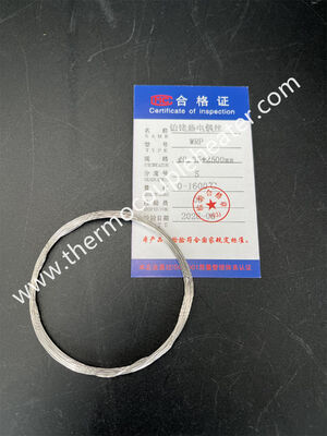 Fil de thermocouple nu en platine de haute qualité, types S, R, avec métal noble