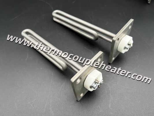 Chauffage par immersion par bride Incoloy 800 certifié UL pour réservoir d'eau industriel