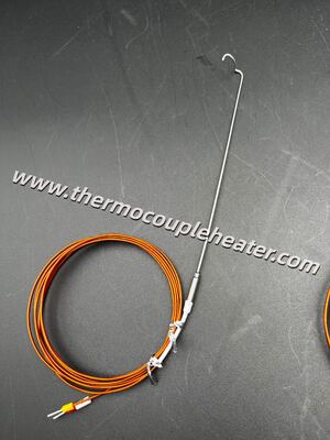 Precision Pre-Bended Thermocouple Assembly Custom Molded J Type Sensor For Complex Mounting