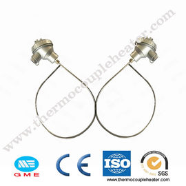 Type blindé de K RDT de thermocouple avec la gaine de solides solubles et le câble isolé par minerai