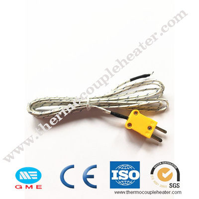type simple thermocouple de la sonde k de point de câble isolé par minerai avec la prise