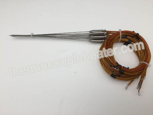 Dactylographiez à J la sonde chaude de la température de la sonde de thermocouple de coureur/RDT avec la tête en métal