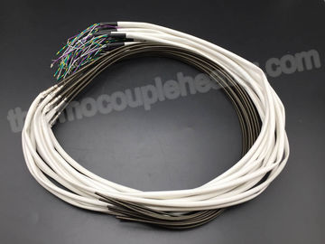 les appareils de chauffage de bobine/câble de 4.2x2.2mm avec J dactylographient le thermocouple et le câble verni par silicone blanc
