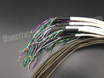 les appareils de chauffage de bobine/câble de 4.2x2.2mm avec J dactylographient le thermocouple et le câble verni par silicone blanc