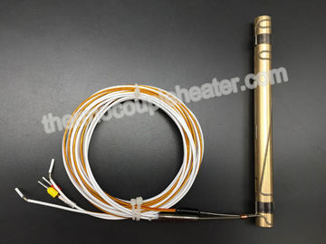 Le diamètre 10mm enfoncent l'appareil de chauffage de bobine en laiton de bec avec le thermocouple et la fente