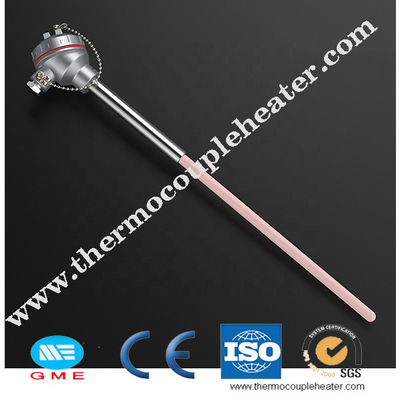 Type thermocouple de rhodium de platine de S B R avec le tube en céramique de sonde de protection
