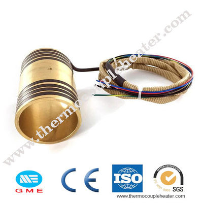 Le système chaud de coureur a enfoncé la bobine en laiton Heater With Thermocouple