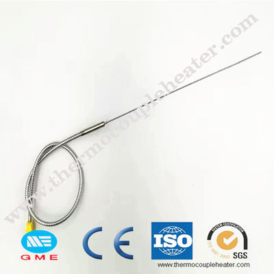 Type de K thermocouple blindé de câble de MI avec le fil d'extension de 2m