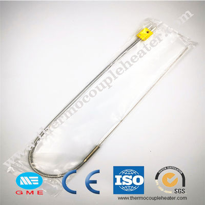 Type de K thermocouple blindé de câble de MI avec le fil d'extension de 2m