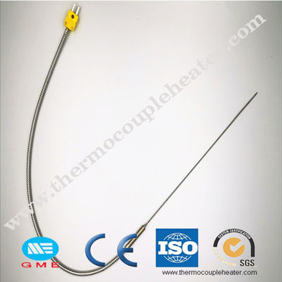 Type de K thermocouple blindé de câble de MI avec le fil d'extension de 2m