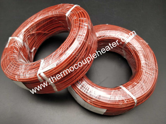 Câble à hautes températures de 300V isolé par silicone 500V