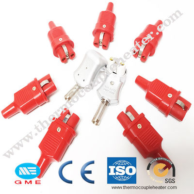 Type d'angle prises à hautes températures de silicone pour des appareils de chauffage