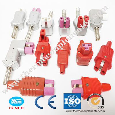 Type d'angle prises à hautes températures de silicone pour des appareils de chauffage